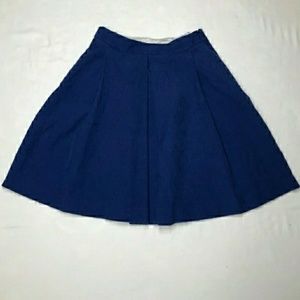 Professional pleated blue skirt NWT!